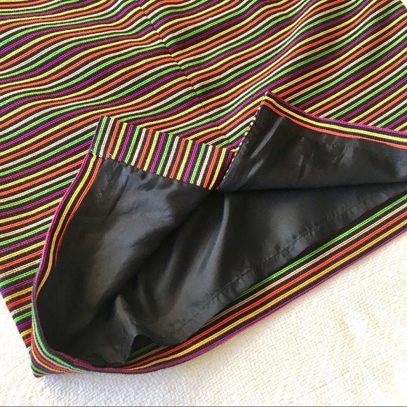 Talbot's Pencil Skirt - Multi-color stripe sz 10P - Picture 5 of 8